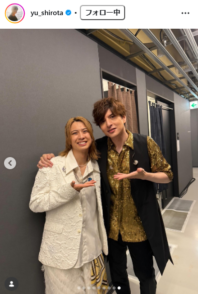 城田優のインスタグラムから
