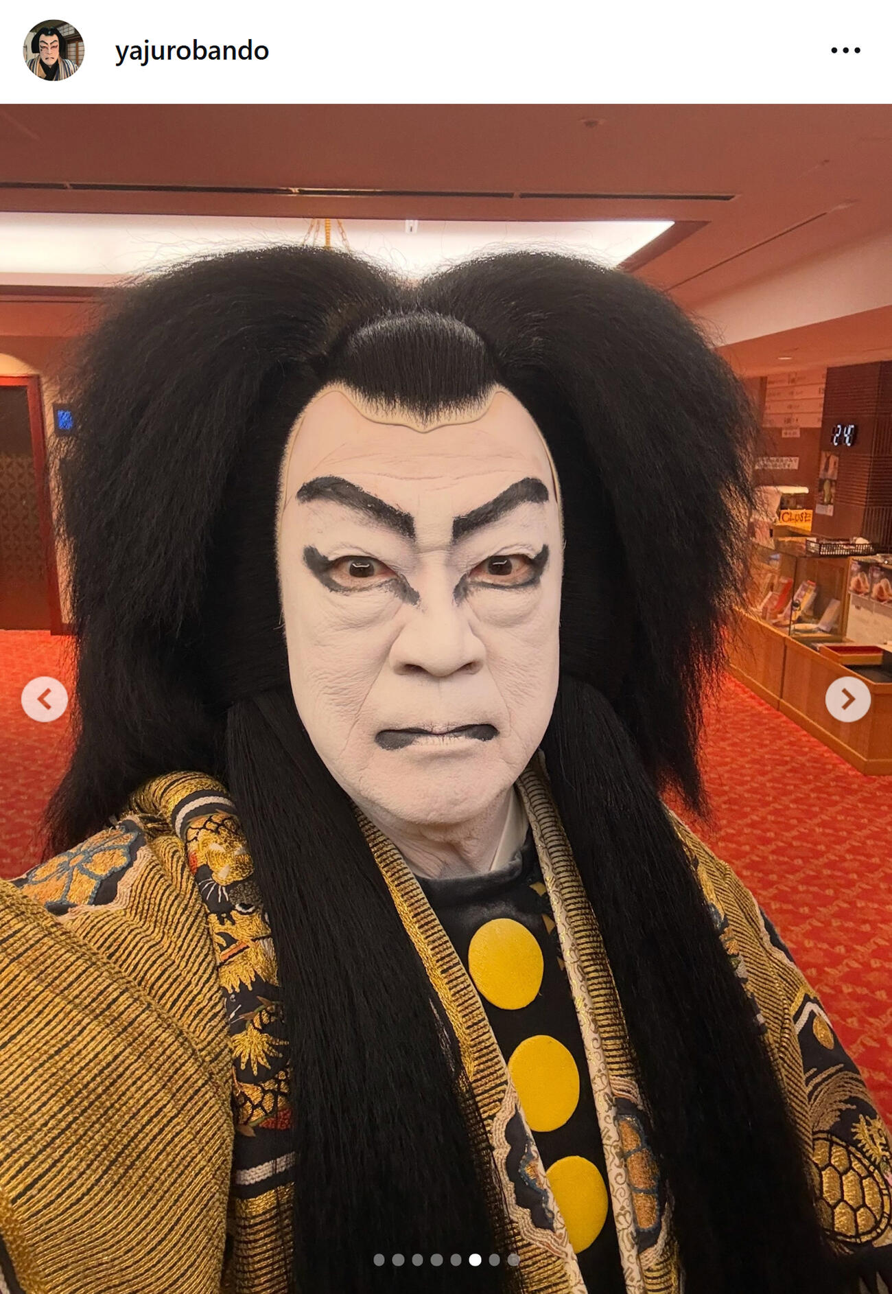 坂東彌十郎のインスタグラムから