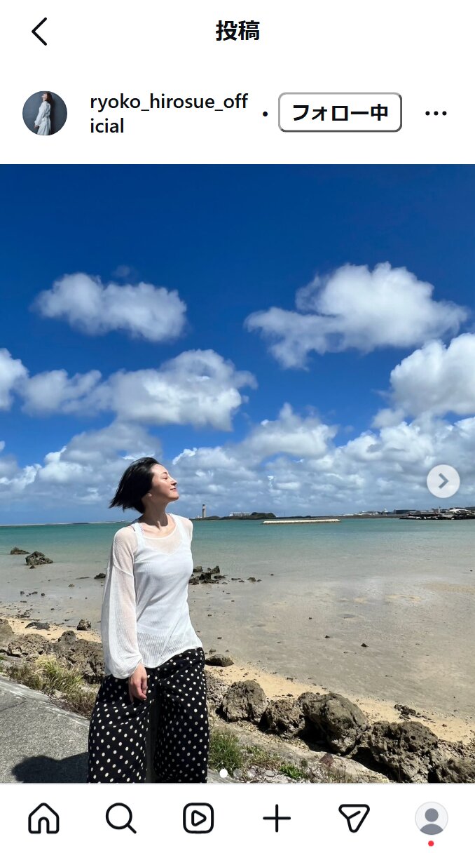 広末涼子のインスタグラムから