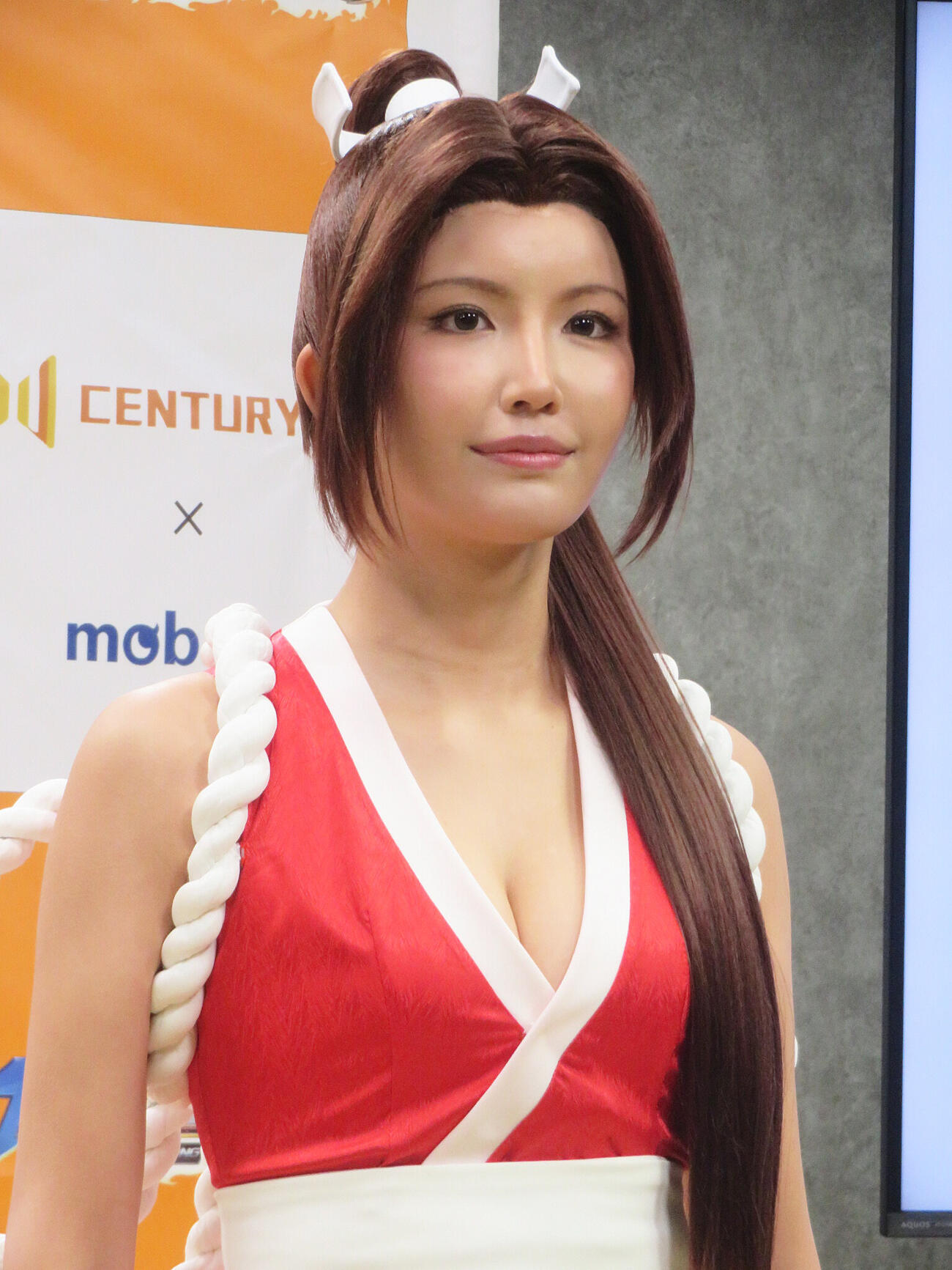 「King of Fighters'98 Infinite Fighting」リリース発表会に出席した南あみ（撮影・川田和博）