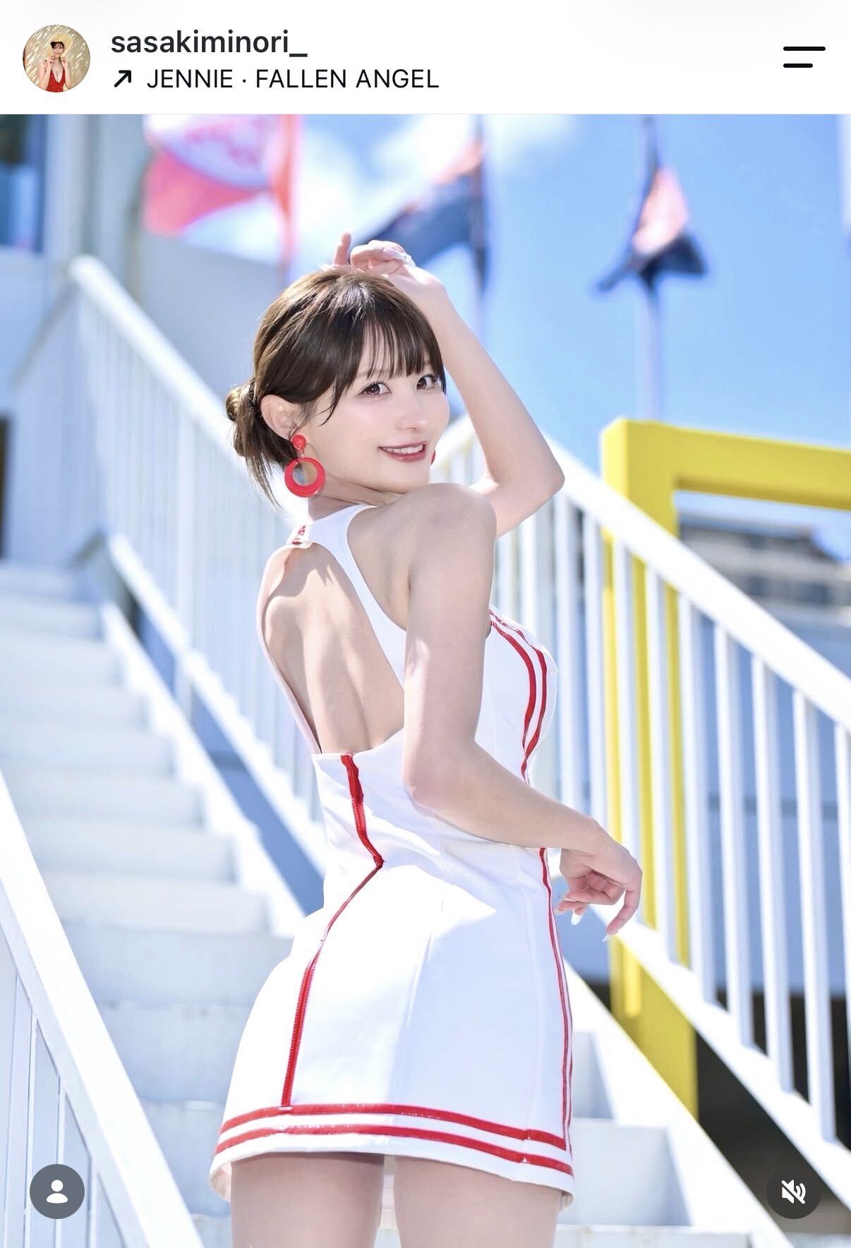 佐々木美乃里のインスタグラムから
