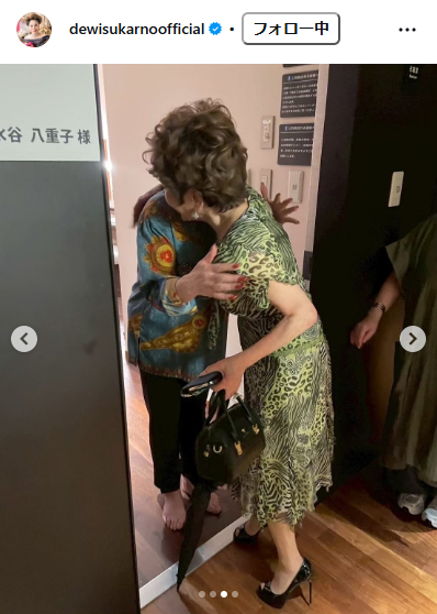デヴィ夫人のインスタグラムから