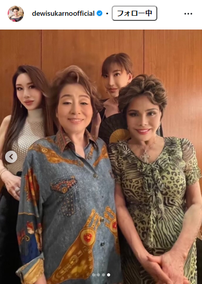 デヴィ夫人のインスタグラムから
