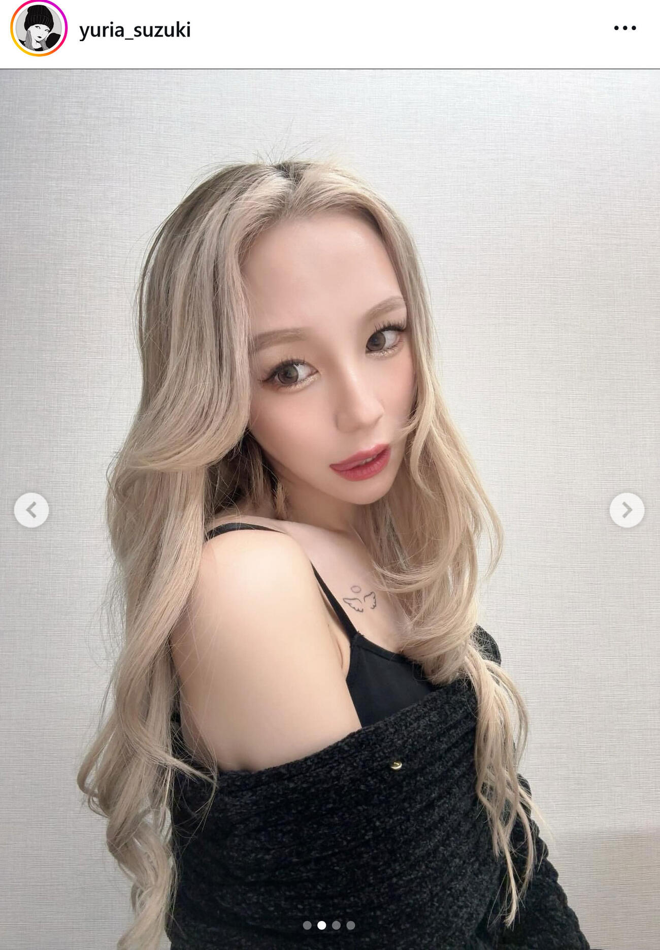 鈴木ユリアのインスタグラムから