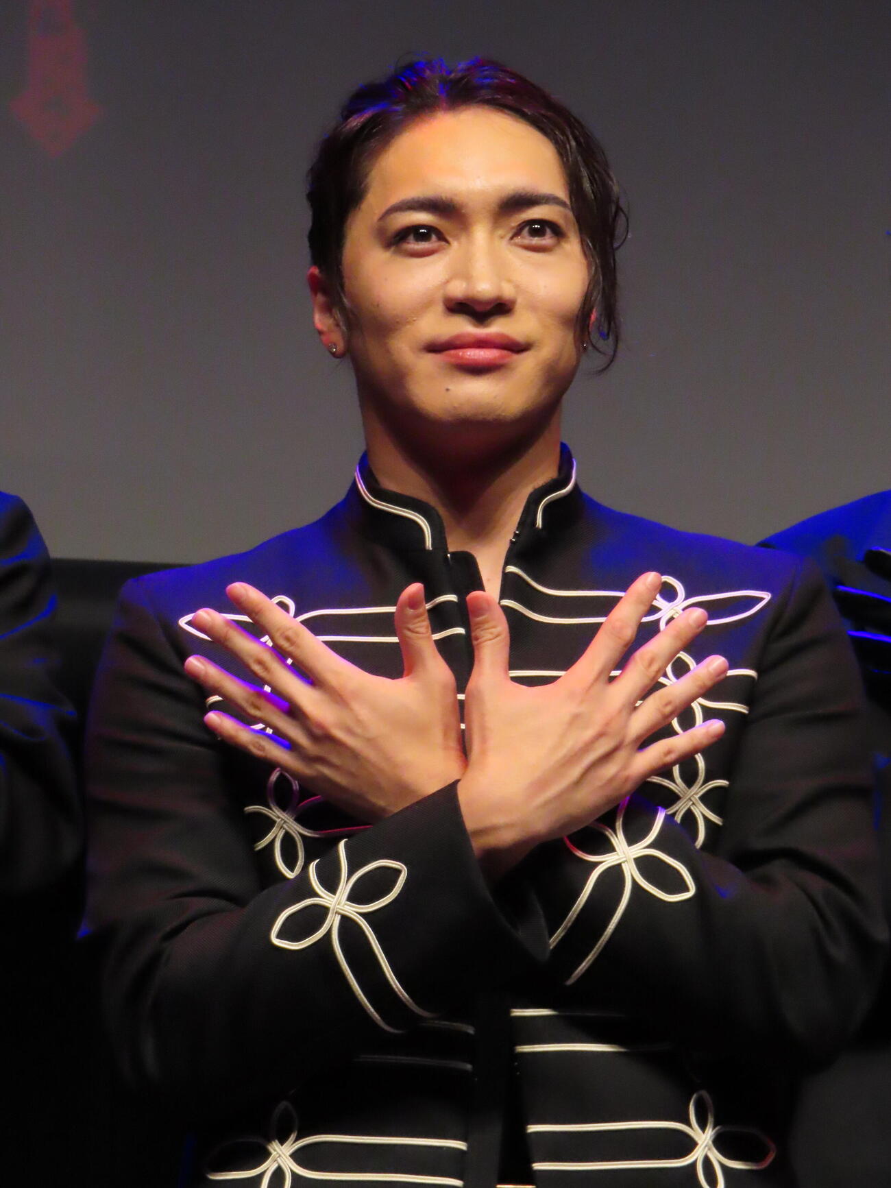 「THE ALUCARD SHOW」制作発表に出席した松下優也（撮影・鎌田良美）
