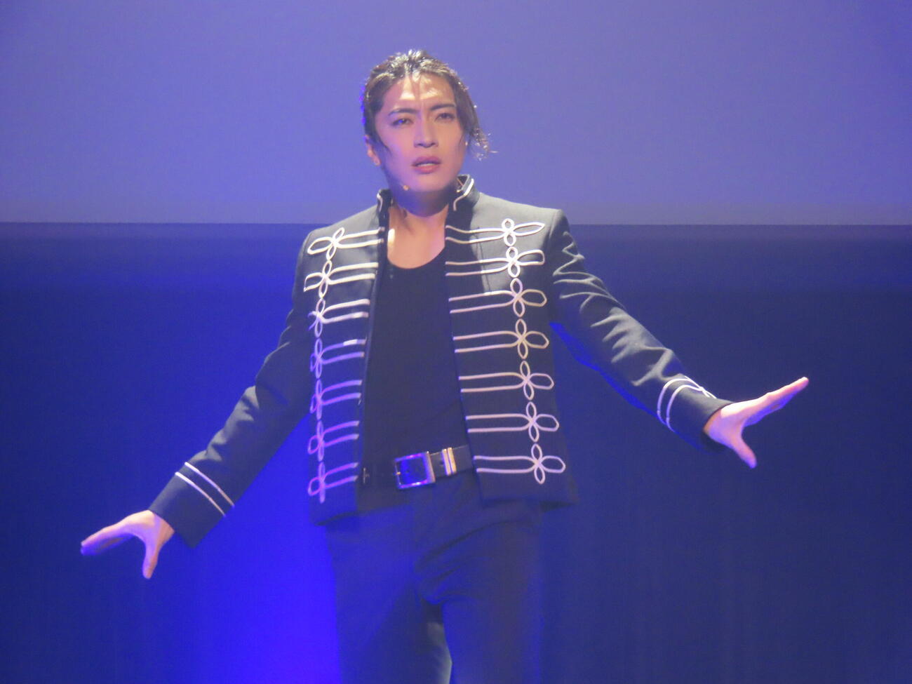 「THE ALUCARD SHOW」制作発表に出席した松下優也（撮影・鎌田良美）
