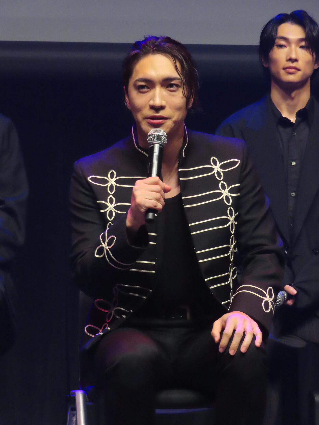 「THE ALUCARD SHOW」制作発表に出席した松下優也（撮影・鎌田良美）