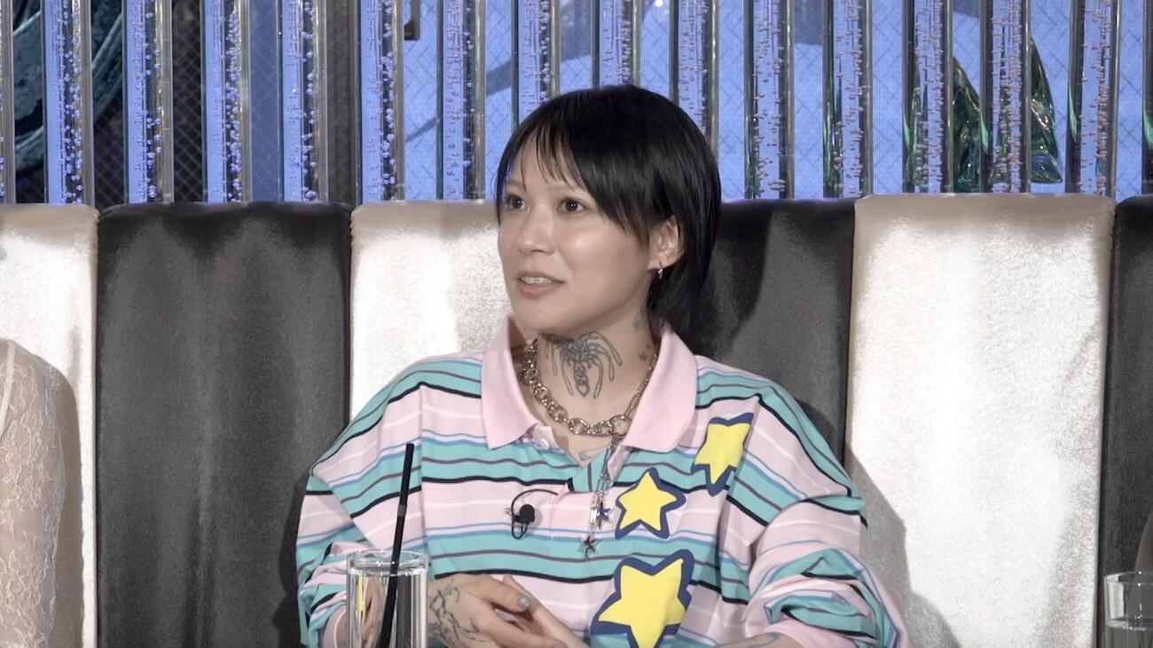 ABEMA「愛のハイエナseason6」＃8に出演したぶっ恋呂百花（C）AbemaTV,Inc.