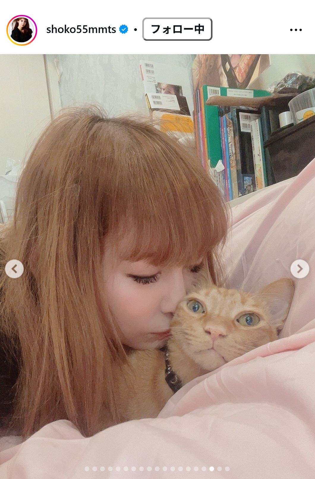 中川翔子のインスタグラムから
