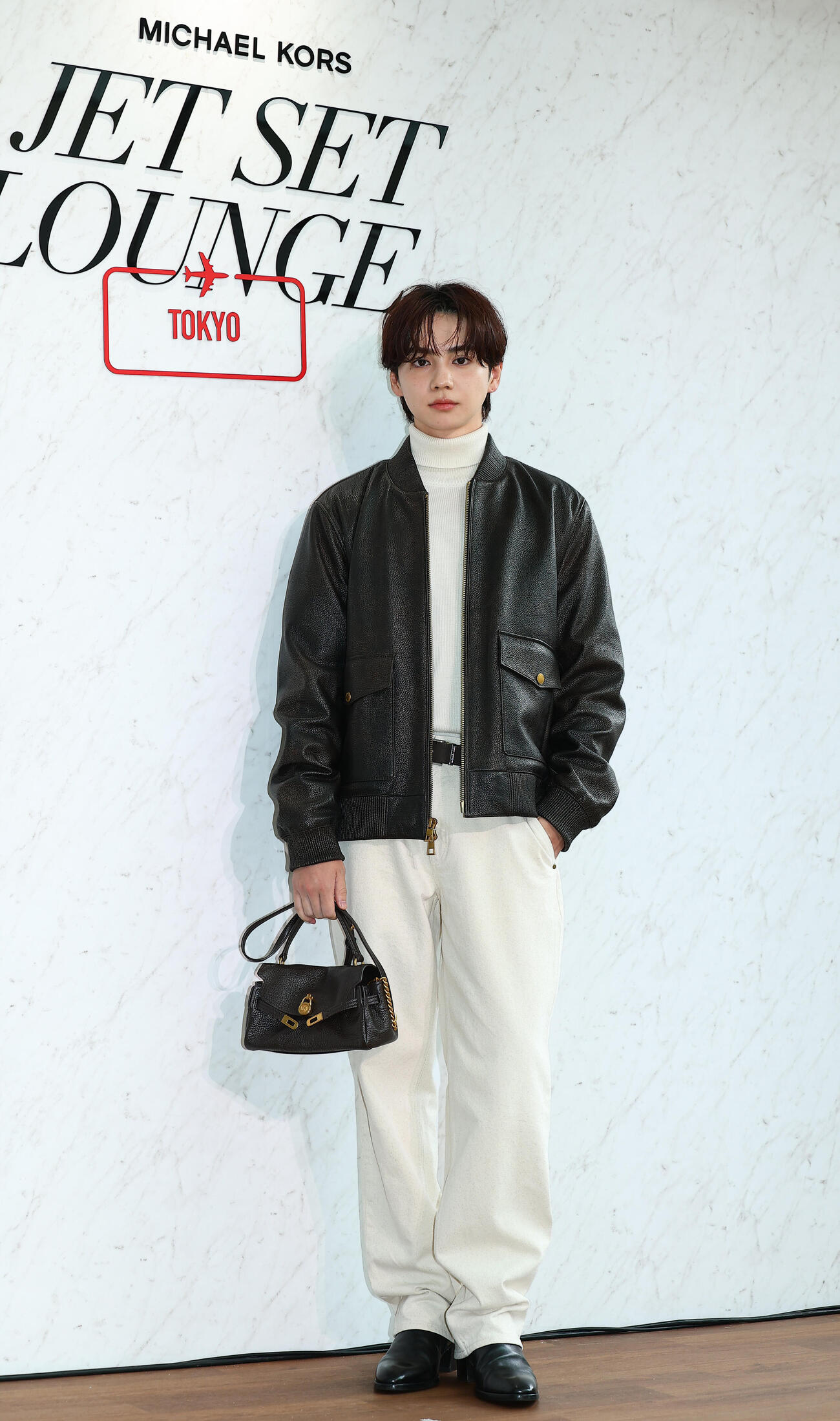 「MICHAEL KORS JET SET LOUNGE TOKYO」POP UP EVENT　プレビューに登場した吉野北人（撮影・野上伸悟）