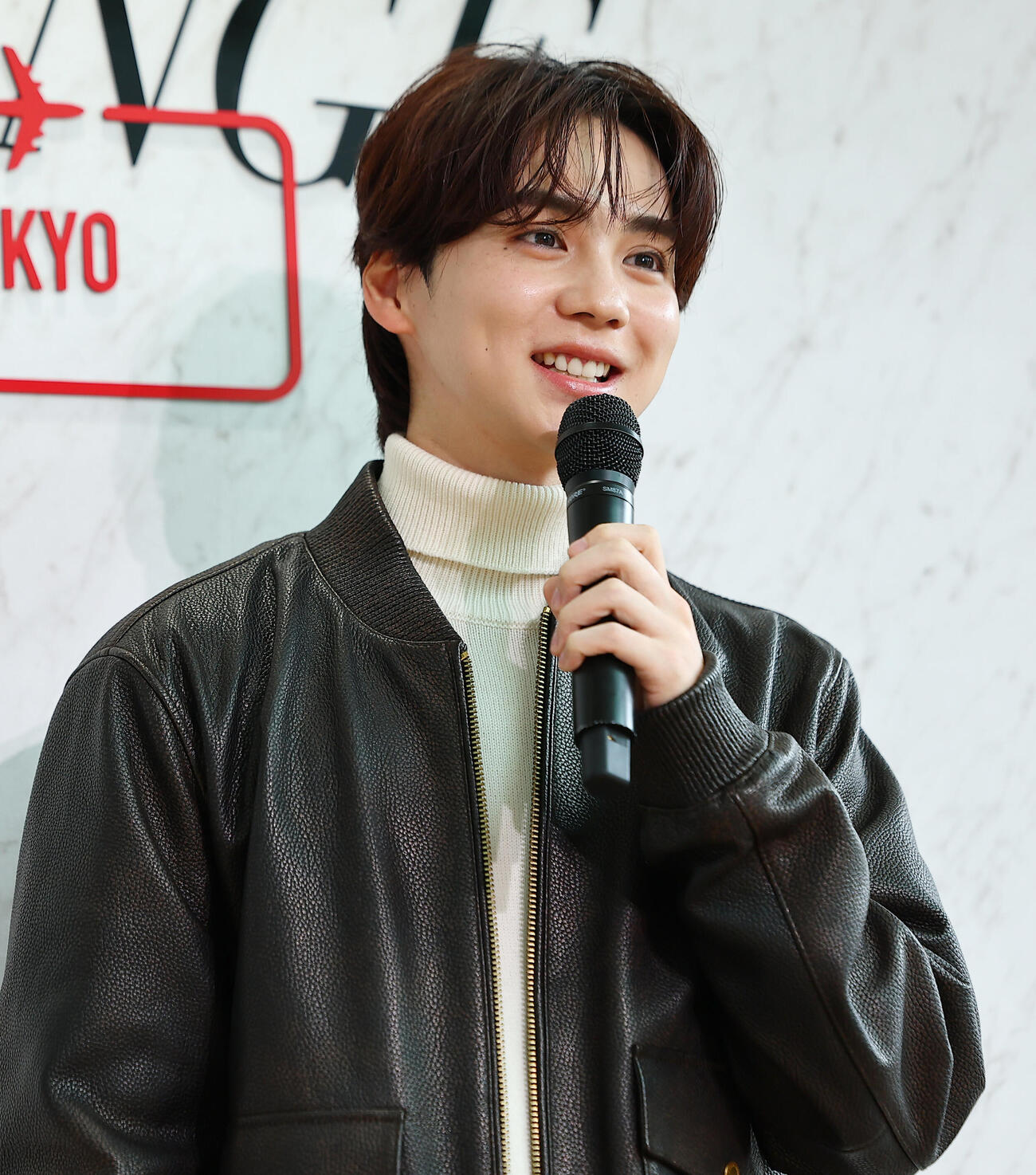 「MICHAEL KORS JET SET LOUNGE TOKYO」POP UP EVENT　プレビューに登場した吉野北人（撮影・野上伸悟）