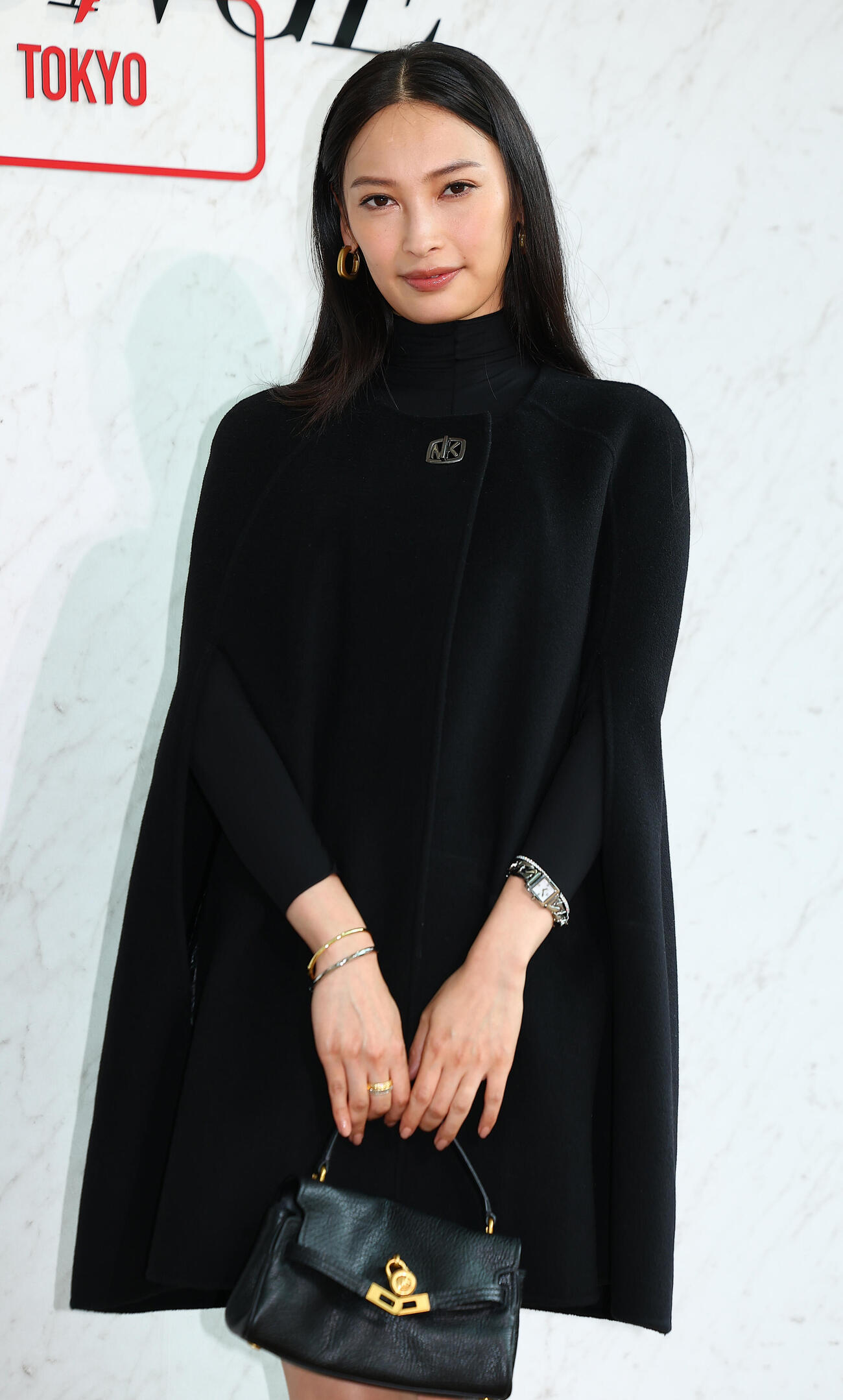 「MICHAEL KORS JET SET LOUNGE TOKYO」POP UP EVENT　プレビューに登場した大政絢（撮影・野上伸悟）