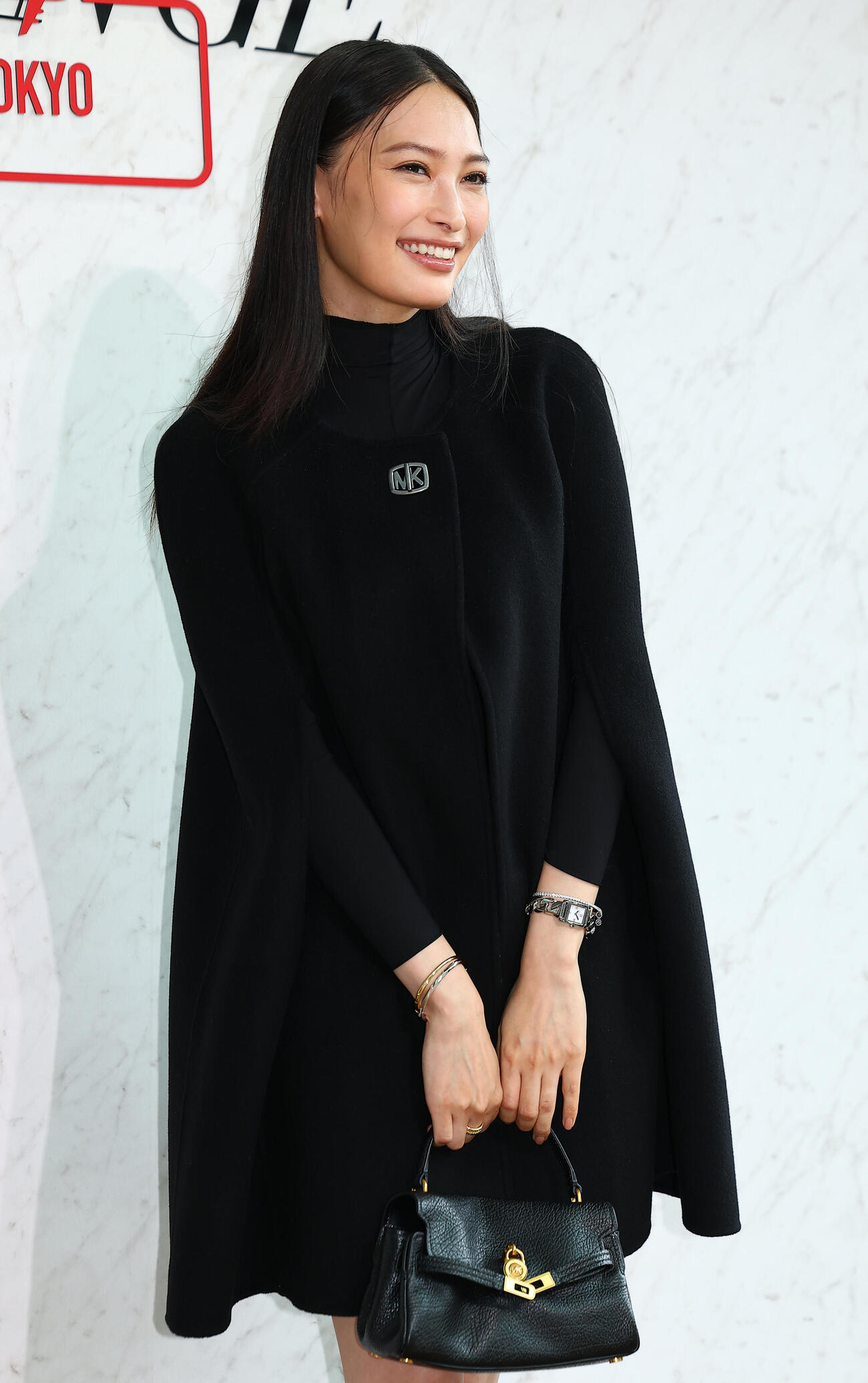 「MICHAEL KORS JET SET LOUNGE TOKYO」POP UP EVENT　プレビューに登場した大政絢（撮影・野上伸悟）