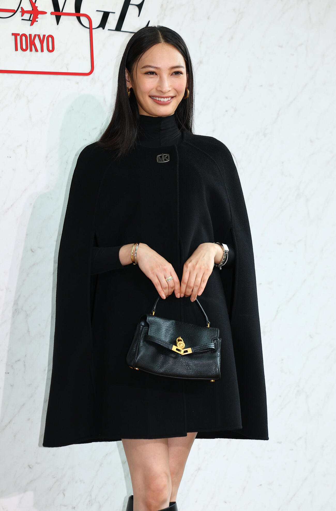 「MICHAEL KORS JET SET LOUNGE TOKYO」POP UP EVENT　プレビューに登場した大政絢（撮影・野上伸悟）