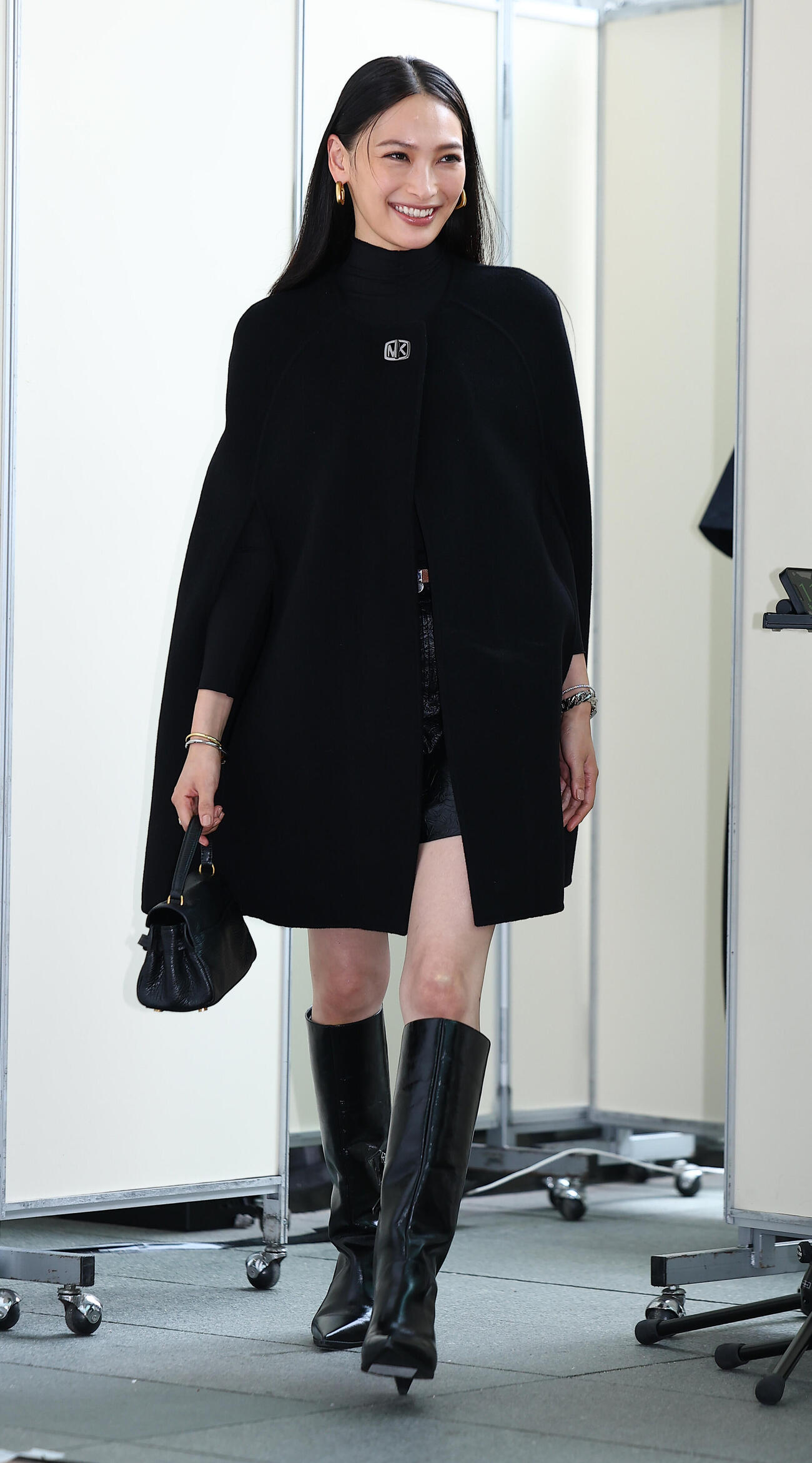 「MICHAEL KORS JET SET LOUNGE TOKYO」POP UP EVENT　プレビューに登場した大政絢（撮影・野上伸悟）