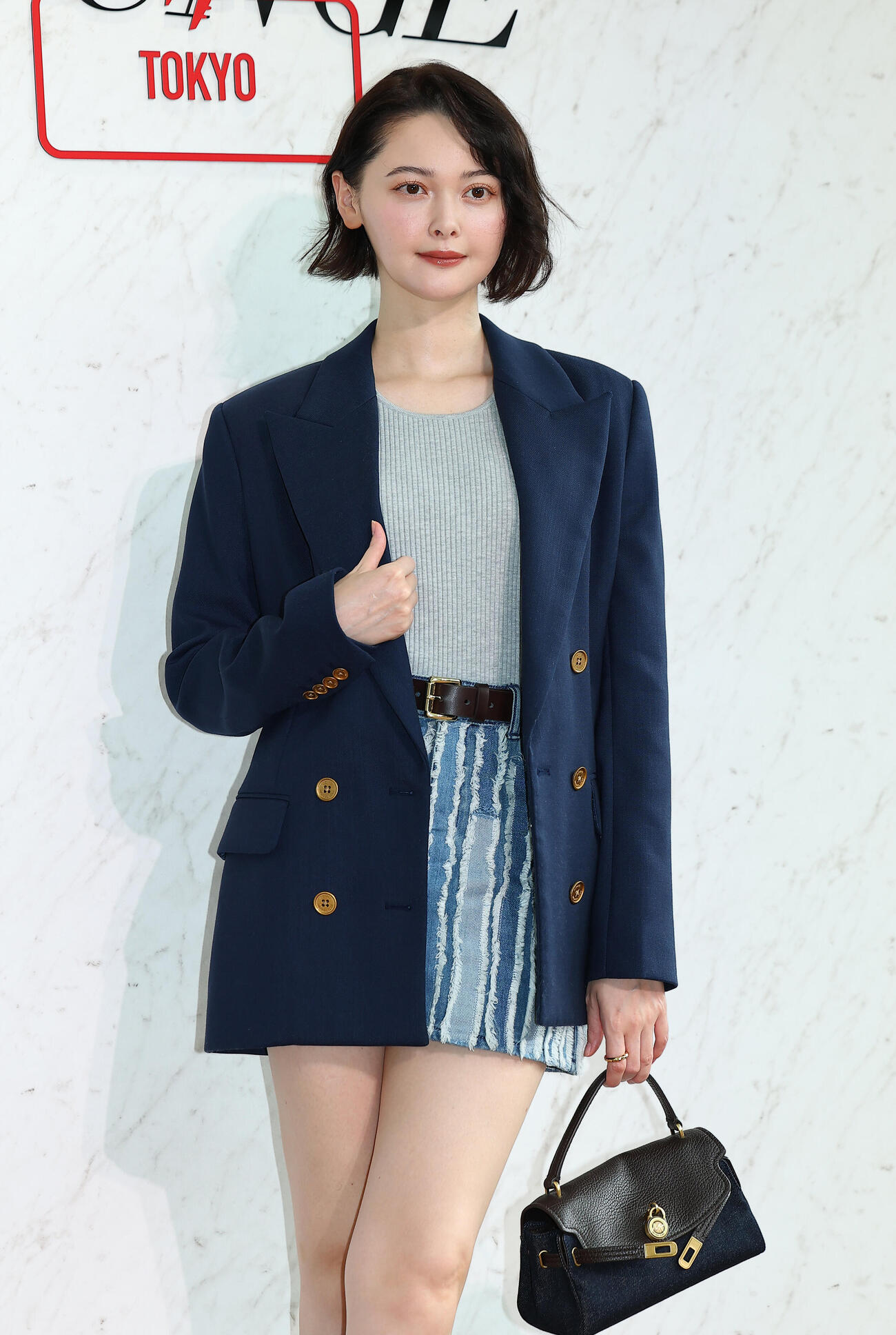 「MICHAEL KORS JET SET LOUNGE TOKYO」POP UP EVENT　プレビューに登場した玉城ティナ（撮影・野上伸悟）