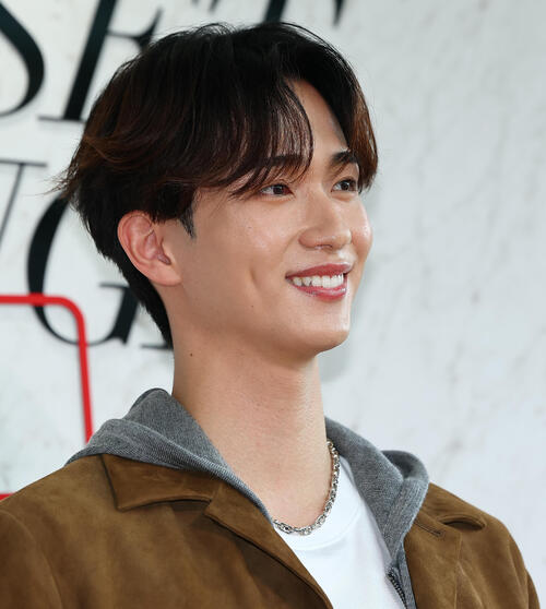「MICHAEL　KORS　JET　SET　LOUNGE　TOKYO」POP　UP　EVENTプレビューに登場した野村康太（撮影・野上伸悟）