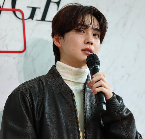 「MICHAEL　KORS　JET　SET　LOUNGE　TOKYO」POP　UP　EVENTプレビューに登場した吉野北人（撮影・野上伸悟）