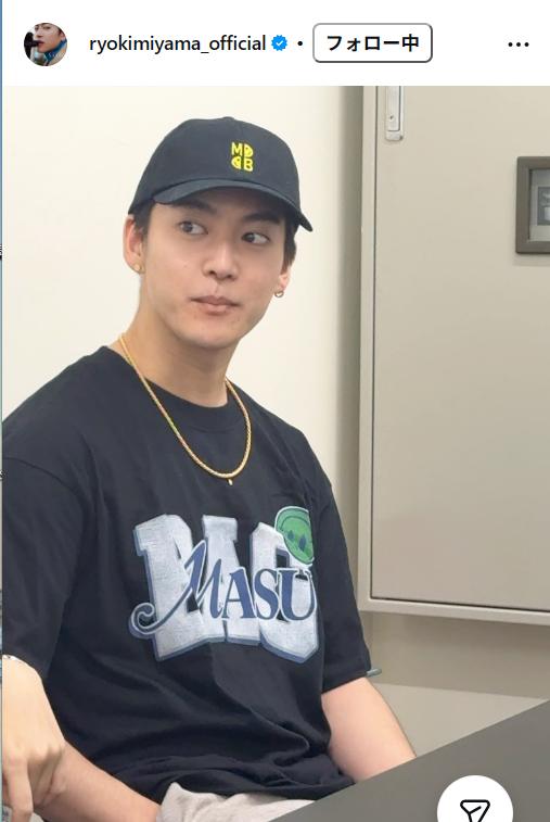 三山凌輝のインスタグラムから