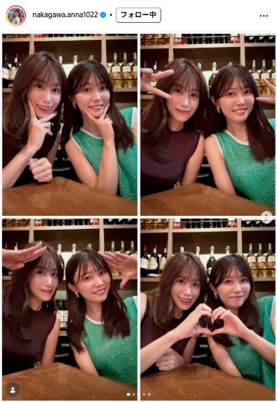中川安奈のインスタグラムから