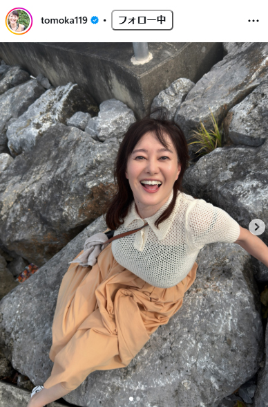 ラジオ沖縄の竹中知華アナウンサーのインスタグラムから