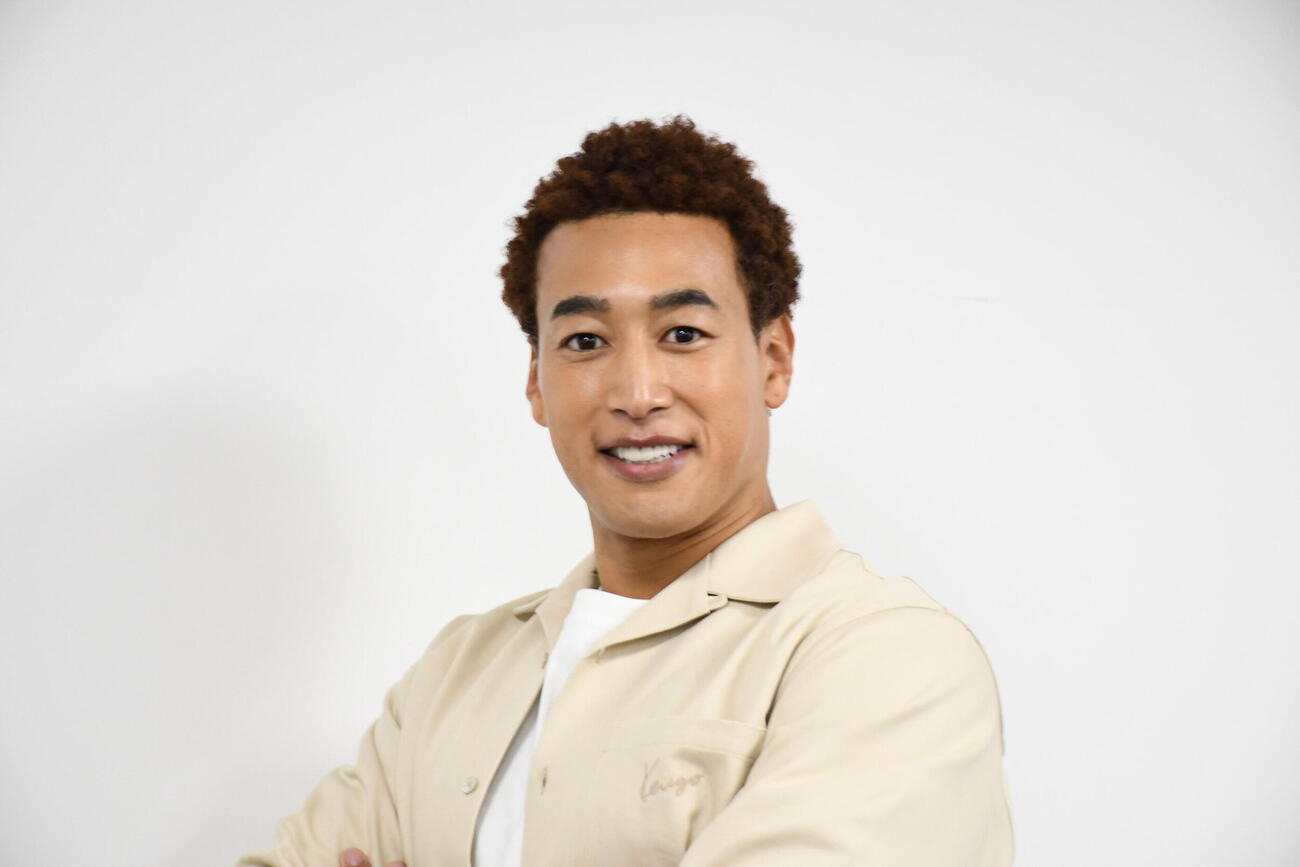 主演舞台「北の島から」の取材会に出席した関口メンディー（撮影・阪口孝志）