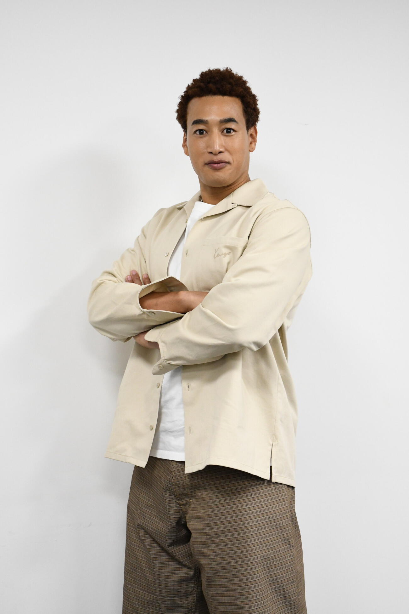 主演舞台「北の島から」の取材会に出席した関口メンディー（撮影・阪口孝志）