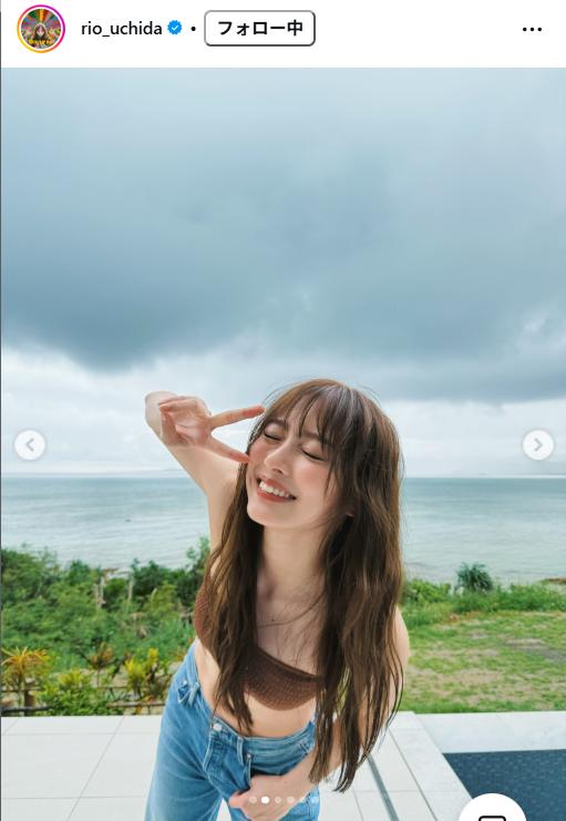 内田理央のインスタグラムから