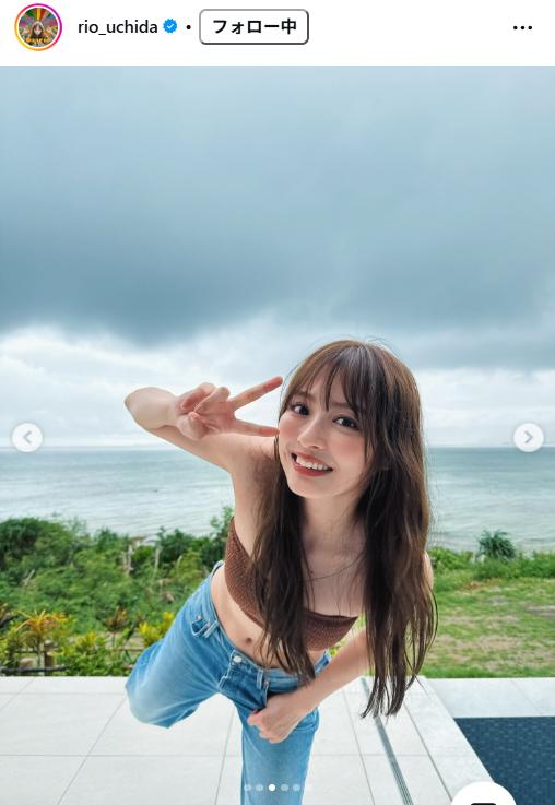 内田理央のインスタグラムから