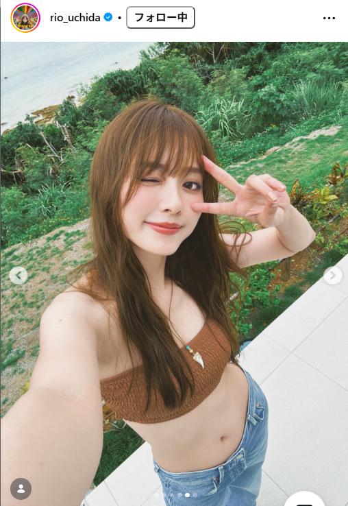 内田理央のインスタグラムから