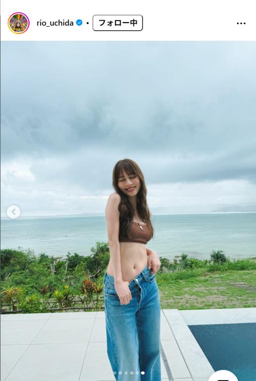 内田理央のインスタグラムから