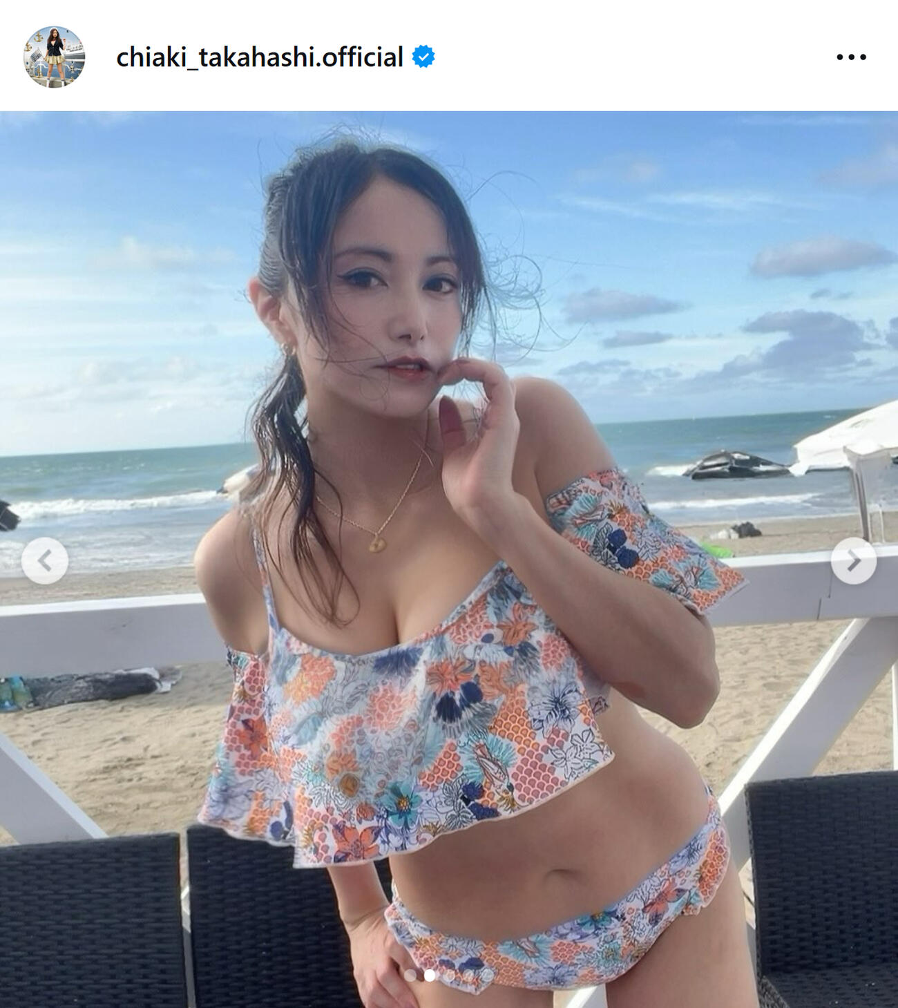 たかはし智秋のインスタグラムから