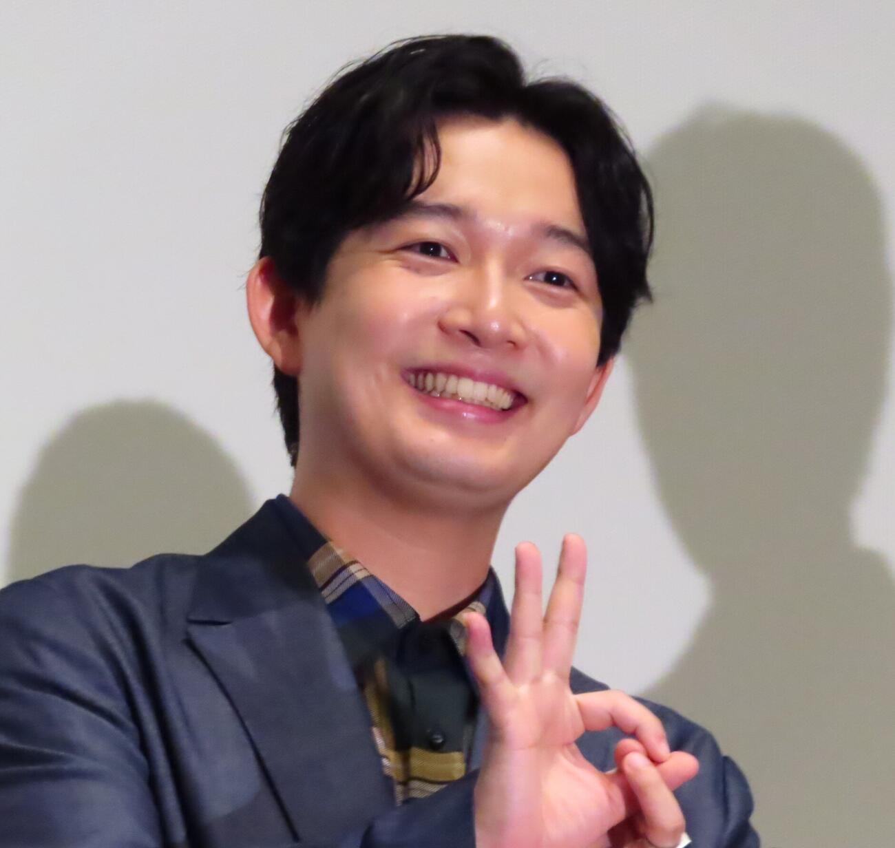 「縁の手紙」完成披露上映会に登壇した梅田修一朗