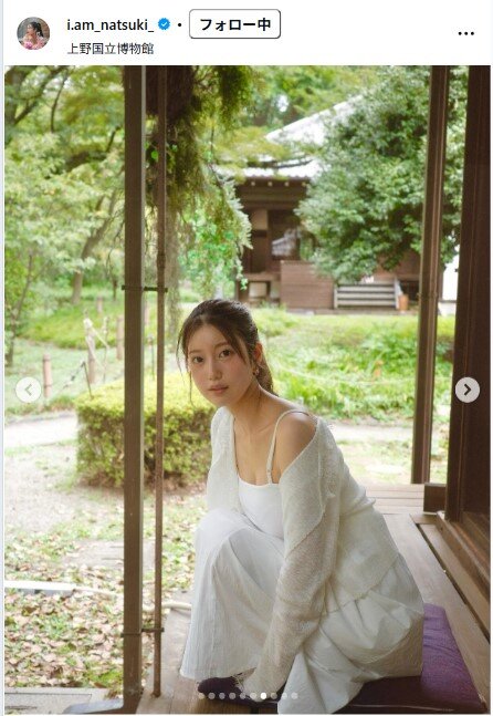 阿部なつきのインスタグラムから