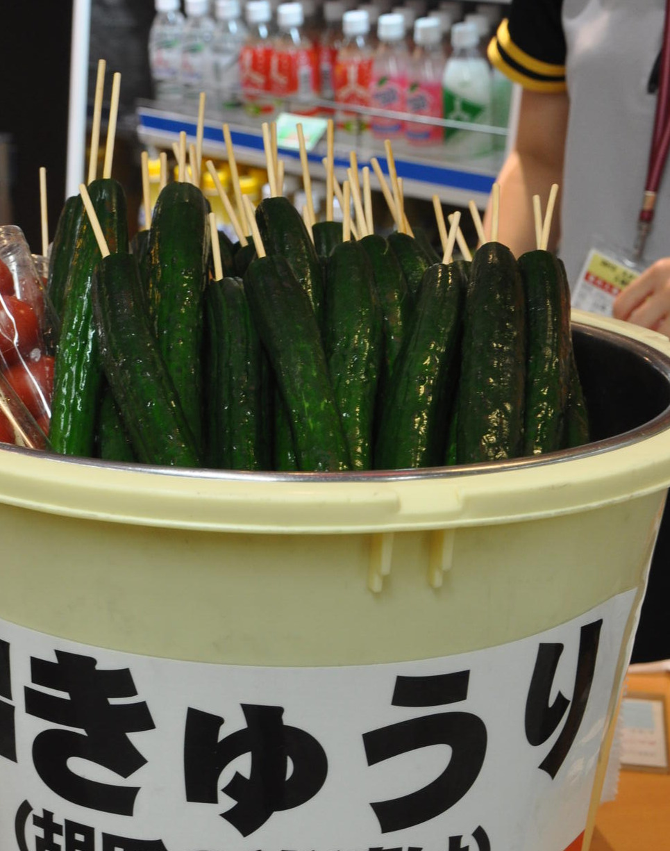 串きゅうり（2013年7月撮影）