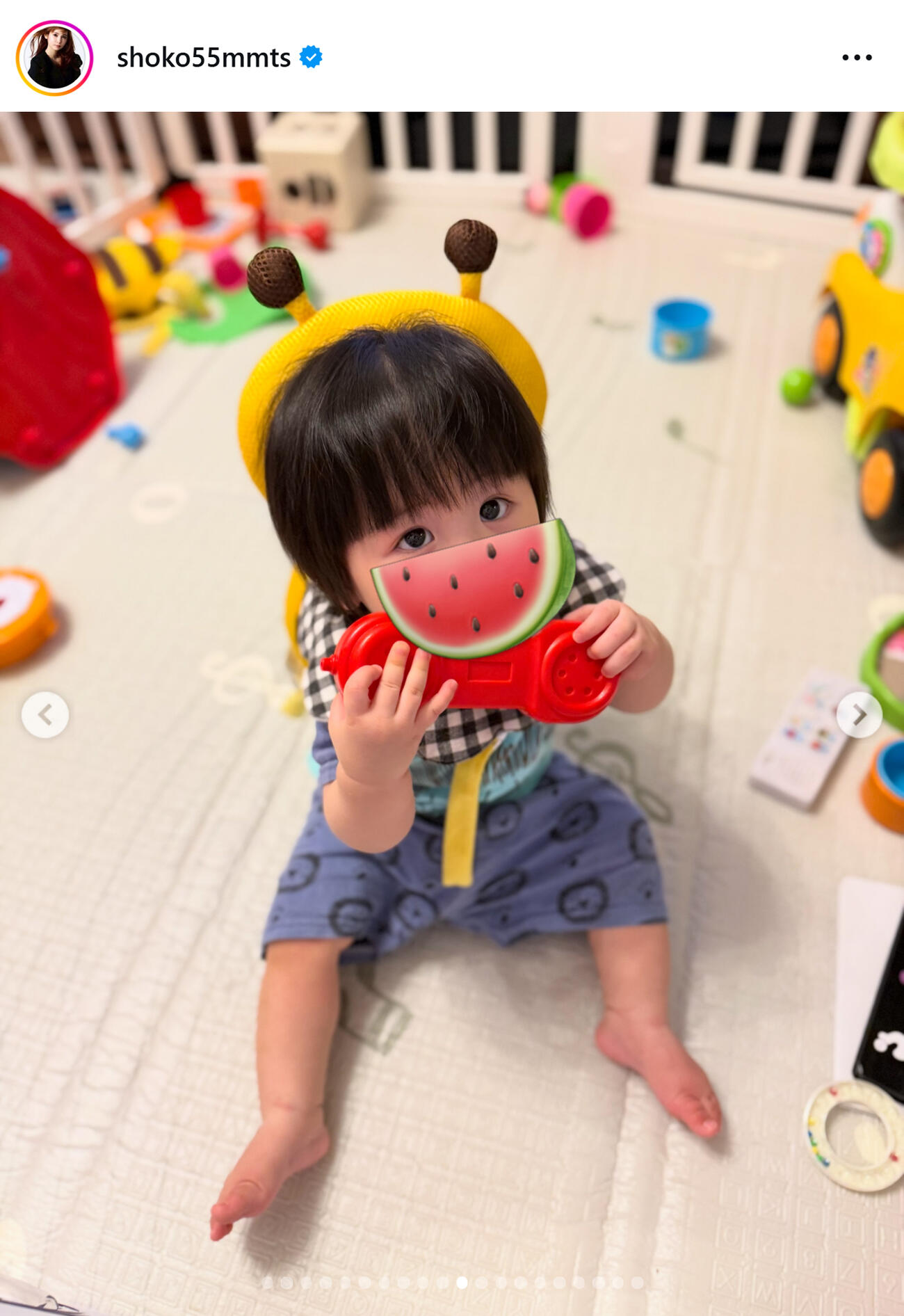 中川翔子のインスタグラムから