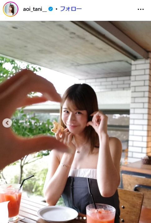 谷碧のインスタグラムから