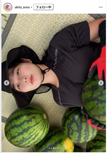 秋田そなのインスタグラムから