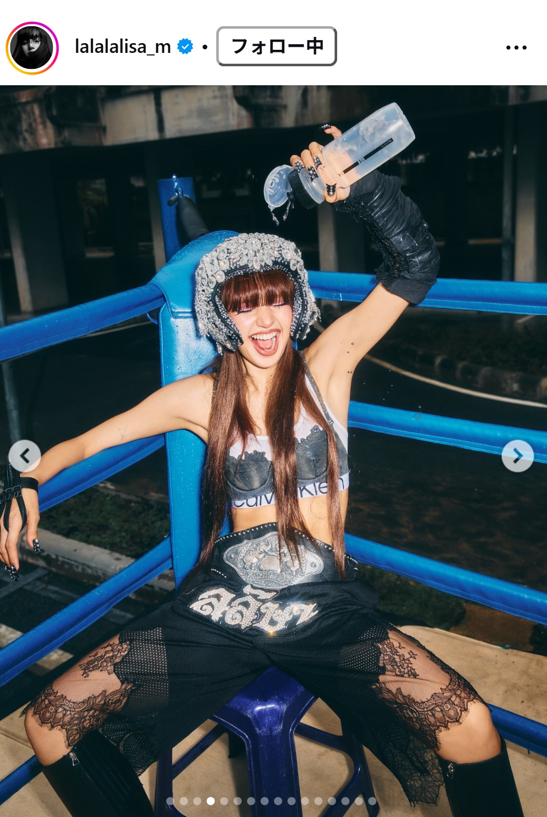 BLACKPINK・LISAのインスタグラムから