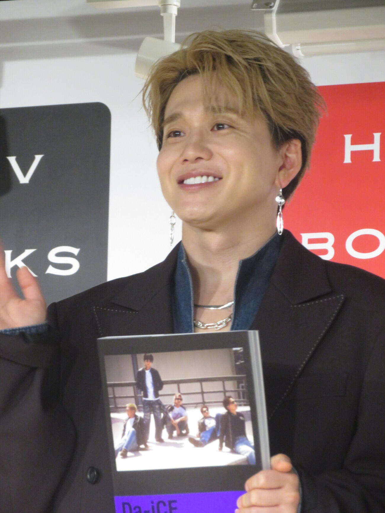 15周年記念フォトブック「+DOME PHASE」発売記念イベントに出席したDa－iCE花村想太（撮影・川田和博）