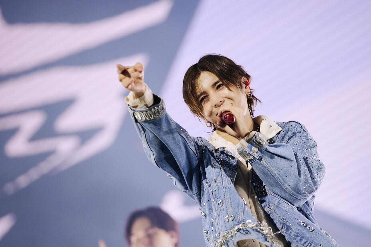 初のソロアジアツアー台湾公演でパフォーマンスする山田涼介　
