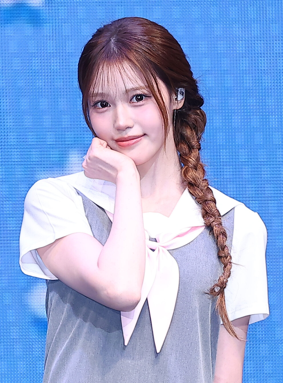 JAPAN 1st MINI ALBUM　「HANDLE WITH CARE」発売記念　JAPAN DEBUIT SHOWCASEを行ったiznaのJEONG SAE BI（撮影・野上伸悟）