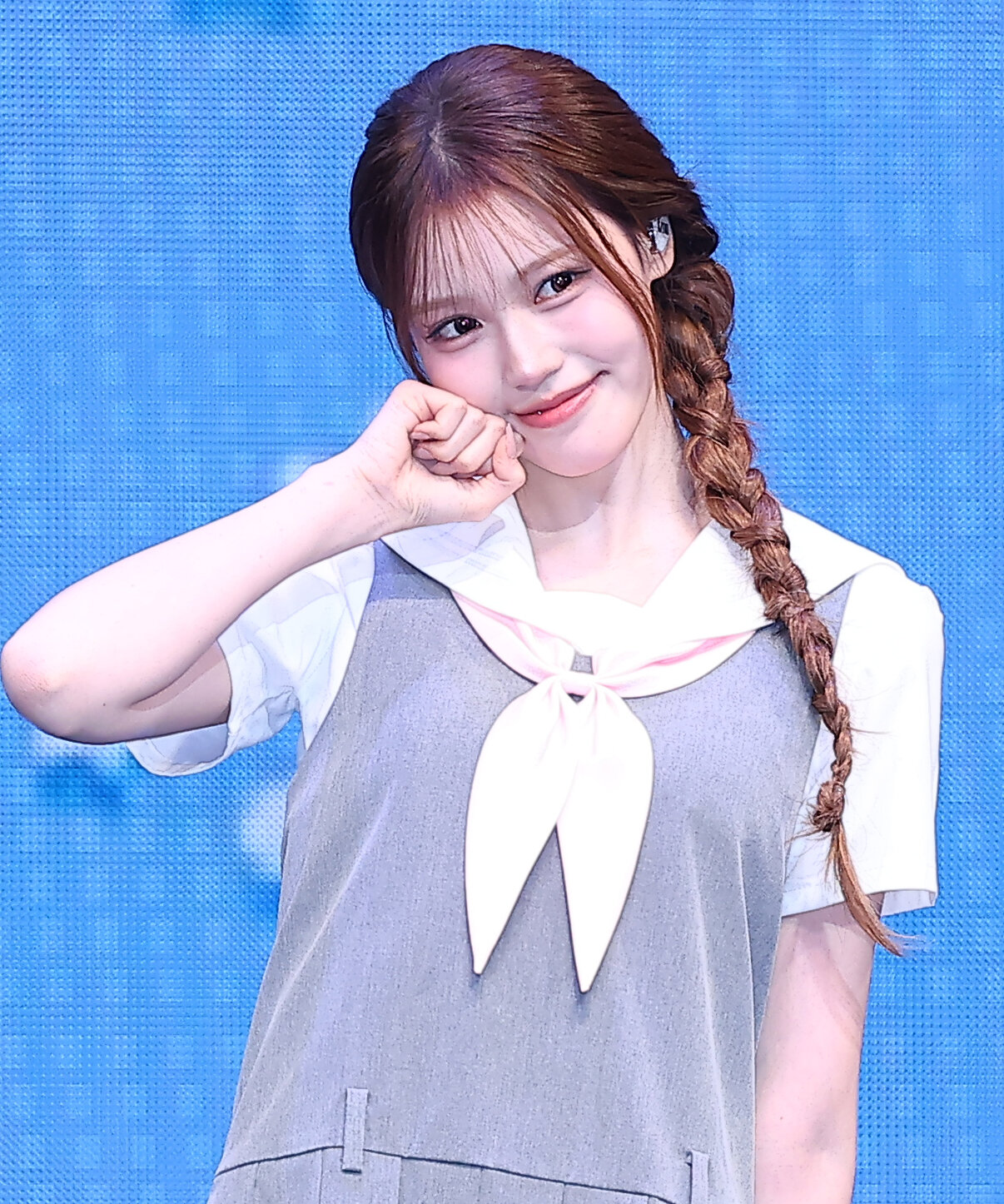 JAPAN 1st MINI ALBUM　「HANDLE WITH CARE」発売記念　JAPAN DEBUIT SHOWCASEを行ったiznaのJEONG SAE BI（撮影・野上伸悟）