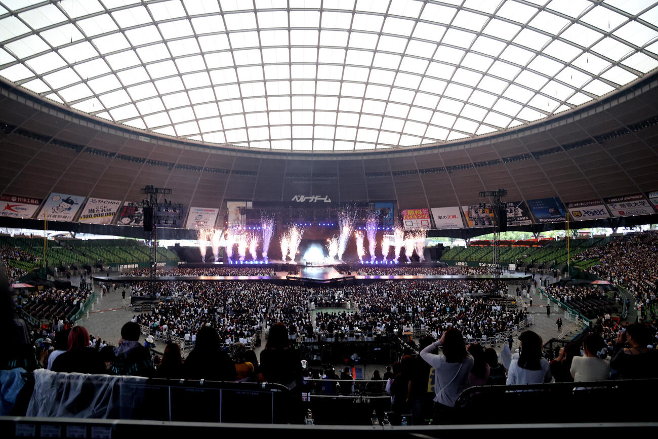 「2026　＆TEAM CONCERT TOUR　’BLAZE THE WAY’」が開催されるベルーナドーム（撮影・河田真司）