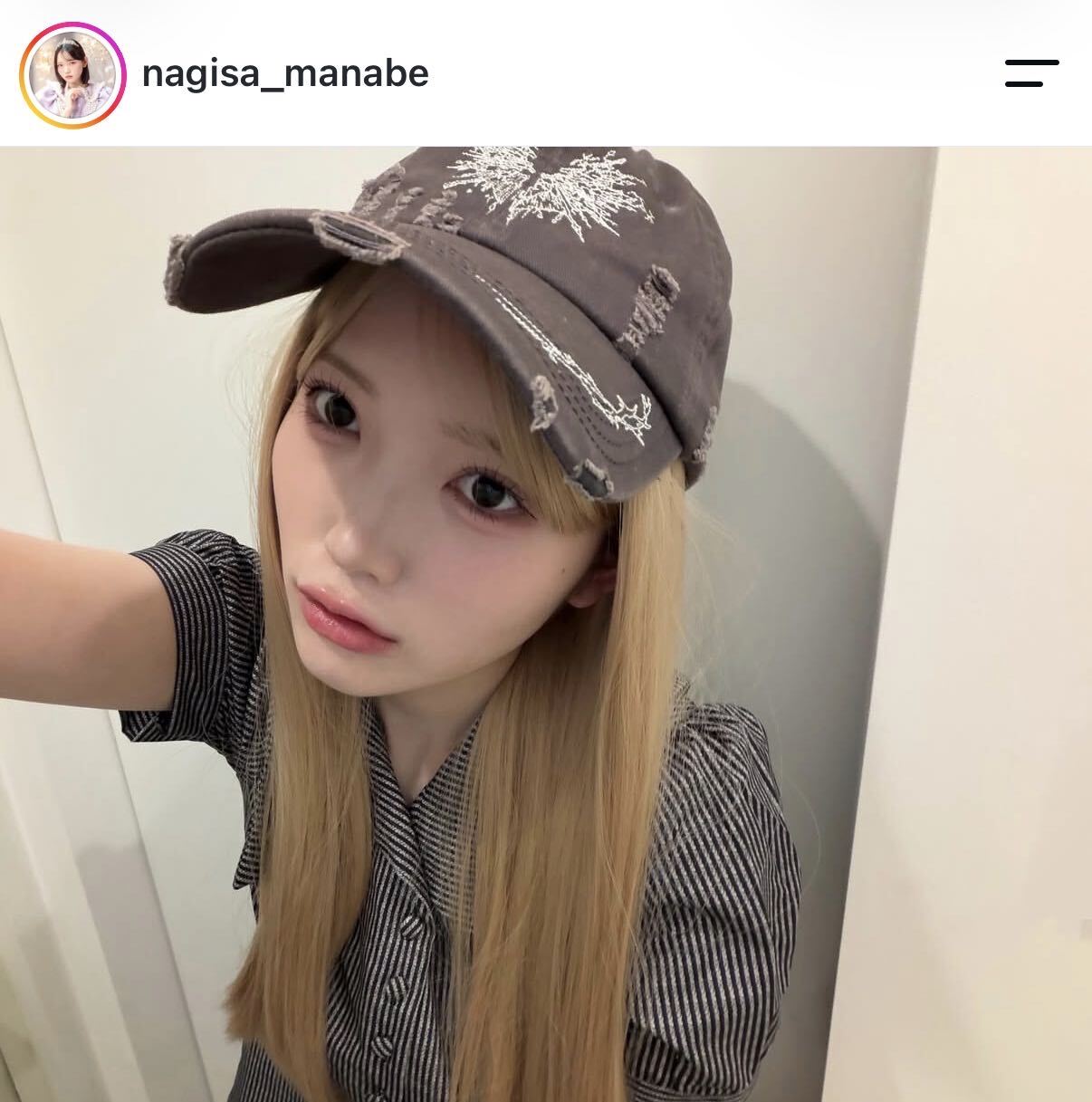 真鍋凪咲のインスタグラムから