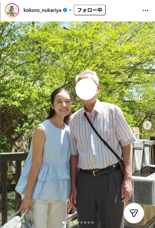忽滑谷こころアナのインスタグラムから
