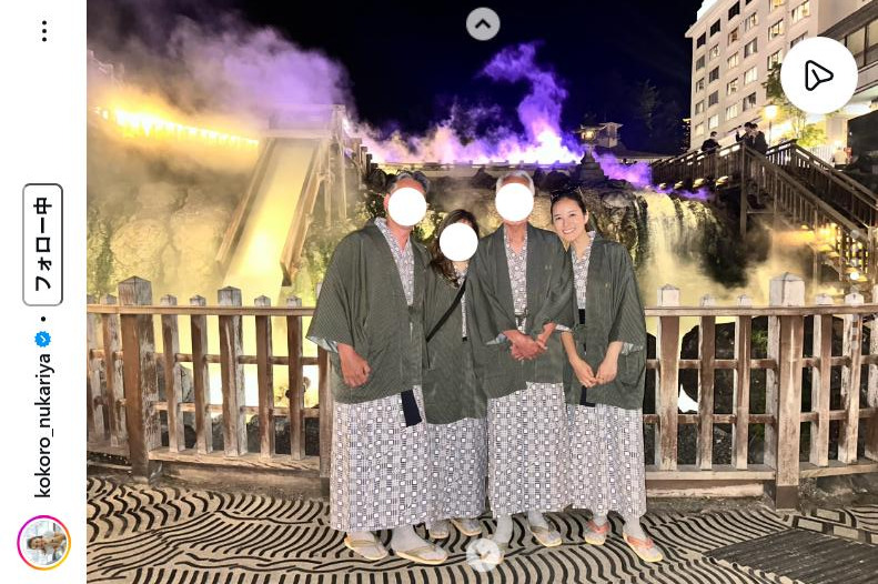 忽滑谷こころアナのインスタグラムから