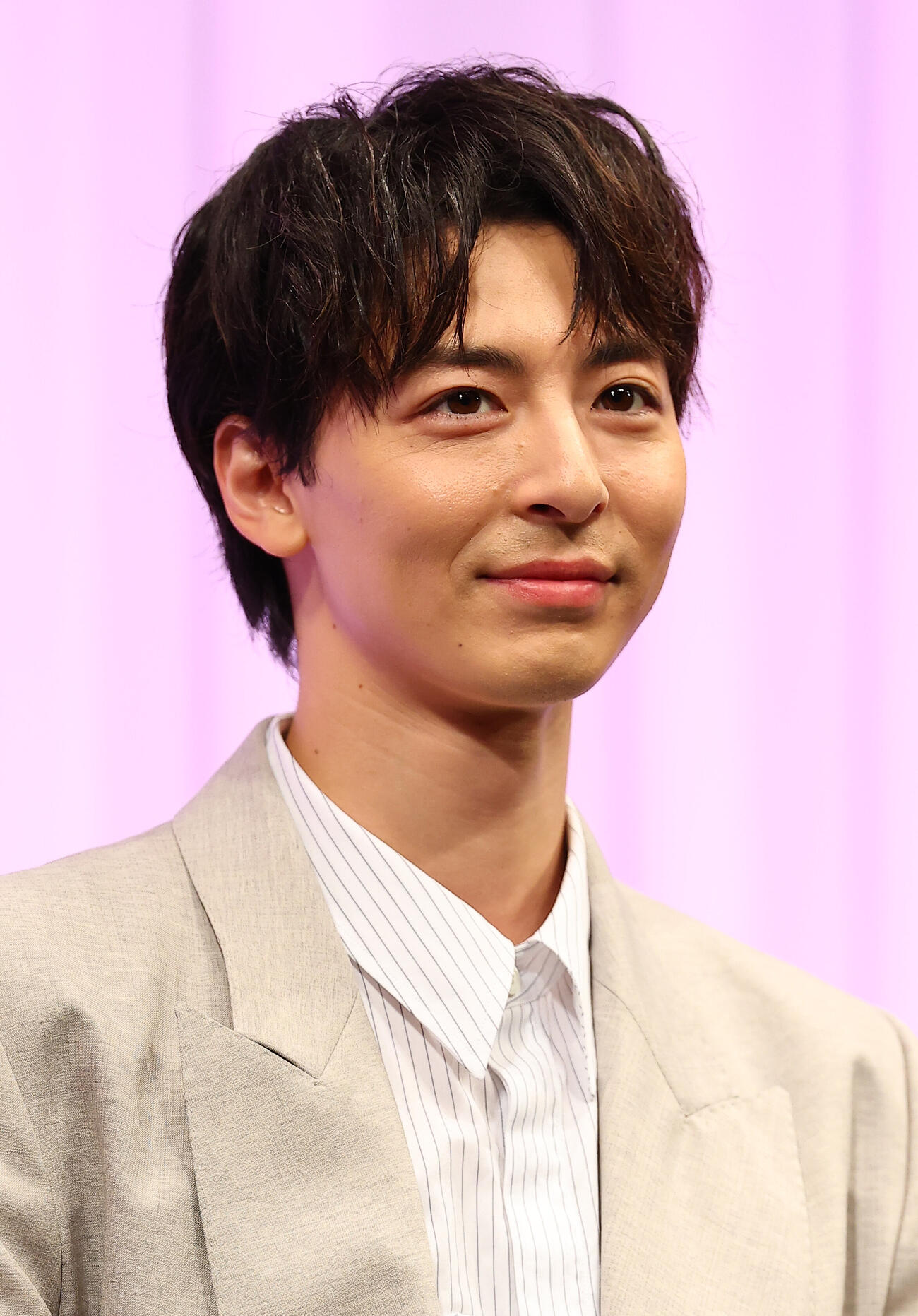 映画「ママがもうこの世界にいなくても」お披露目試写会に登場した高杉真宙（撮影・野上伸悟）