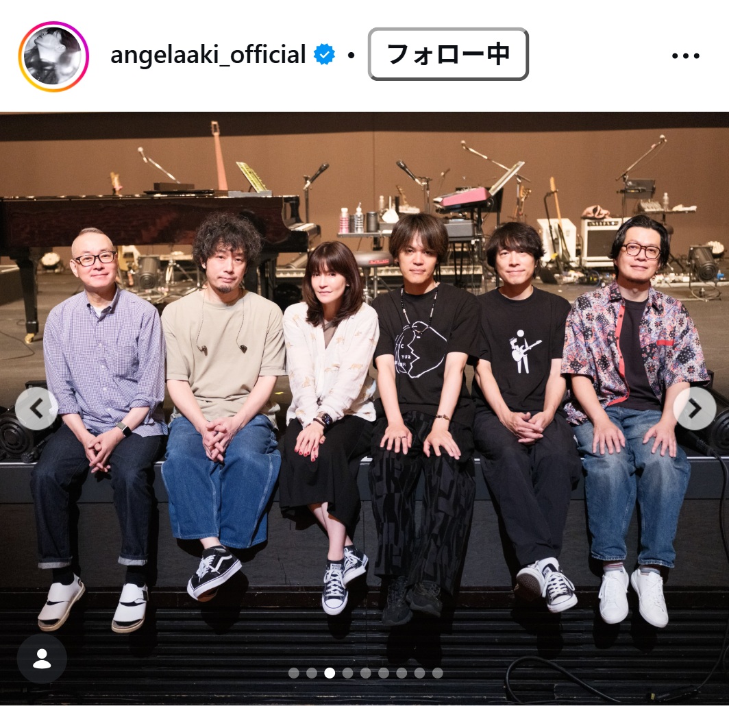 アンジェラ・アキのインスタグラムから