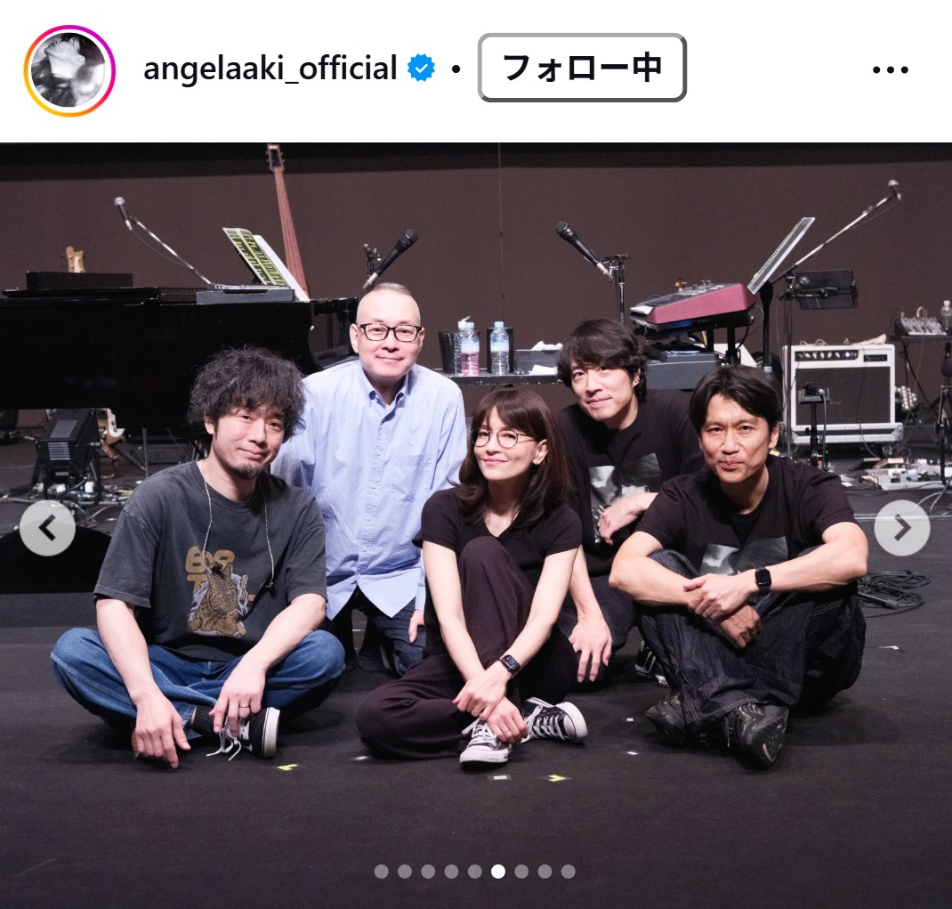 アンジェラ・アキのインスタグラムから